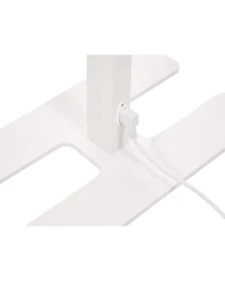 Lampada da terra a LED SCULPTOR con sensore di movimento Metallo Bianco