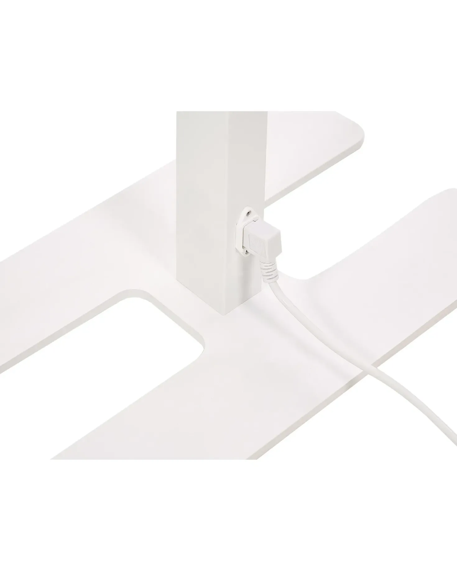 Lampada da terra a LED SCULPTOR con sensore di movimento Metallo Bianco