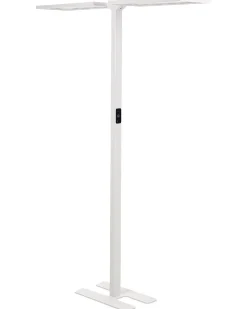 Lampada da terra a LED SCULPTOR con sensore di movimento Metallo Bianco