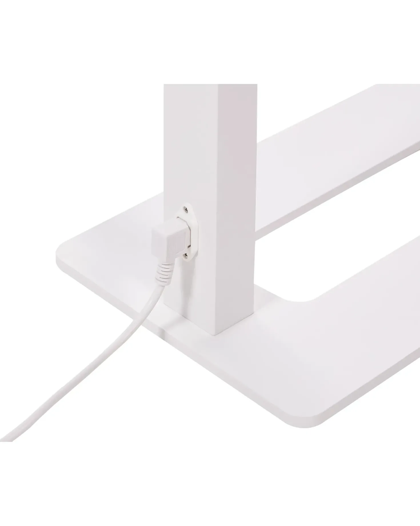Lampada da terra a LED TAURUS con dimmer Metallo Bianco