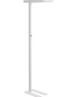 Lampada da terra a LED TAURUS con dimmer Metallo Bianco