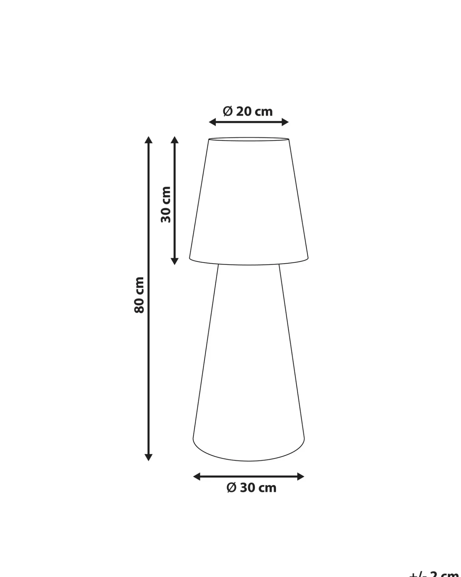 Lampada da terra LED per esterni SABANAS con telecomando Bianco