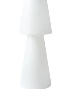 Lampada da terra LED per esterni SABANAS con telecomando Bianco