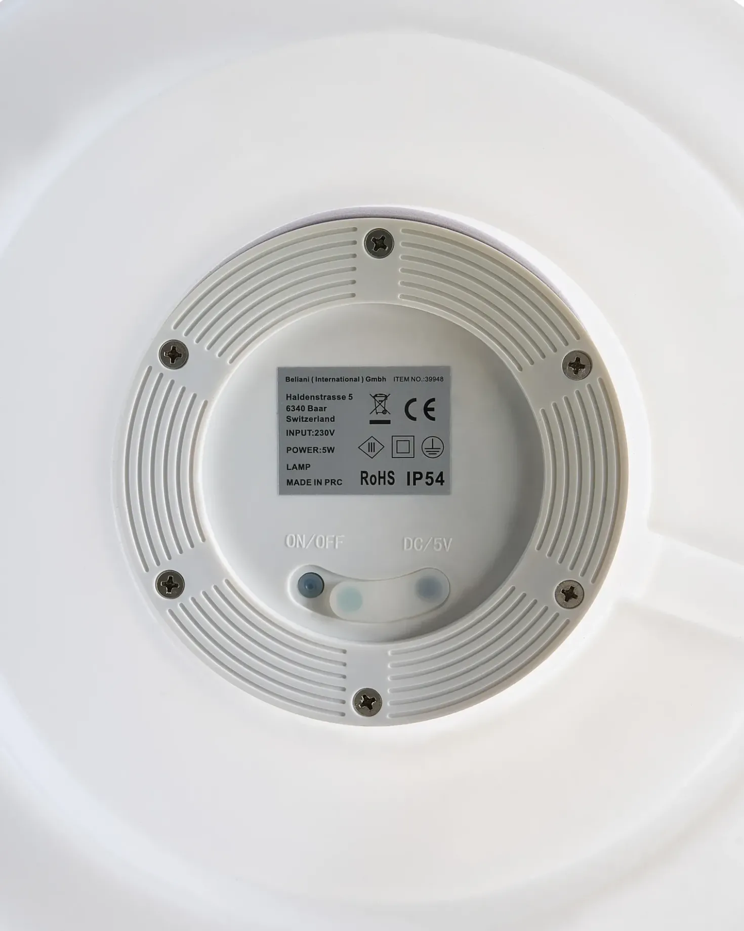 Lampada da terra LED per esterni TORNE Bianco