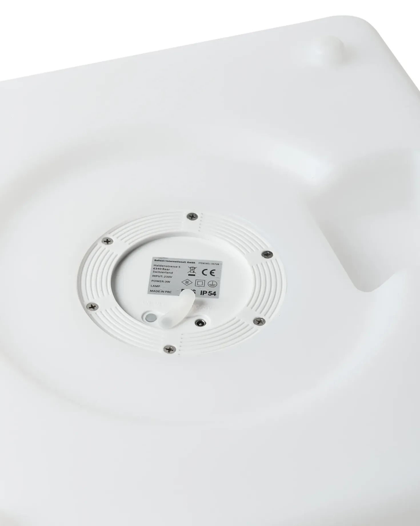 Lampada da terra LED per esterni LAGARTO con telecomando Bianco