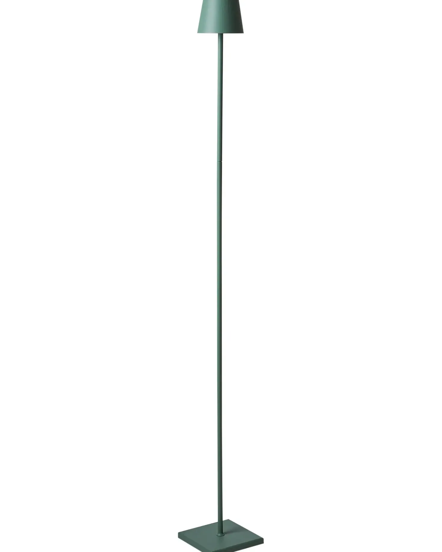 Lampada da terra senza fili a LED GAVARRESA con dimmer Metallo Verde