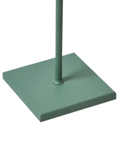 Lampada da terra senza fili a LED GAVARRESA con dimmer Metallo Verde