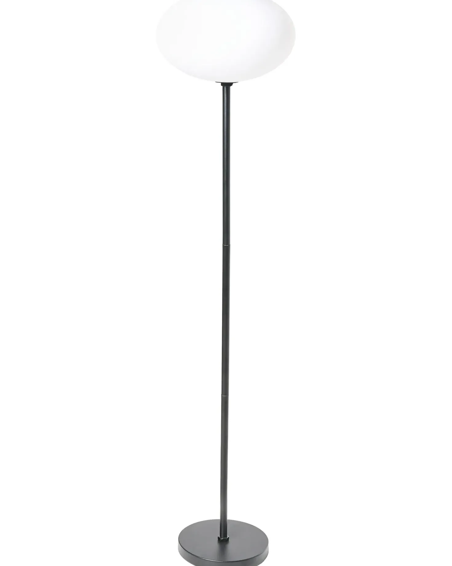 Lampada da terra solare a LED per esterni LUMBE Nero