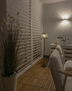 Lampada da terra solare a LED per esterni LUETE Grigio