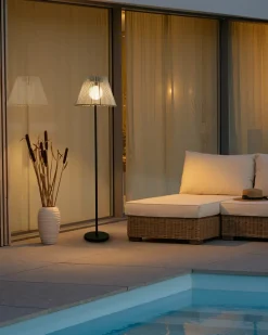Lampada da terra solare a LED per esterni LUETE Grigio