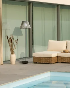 Lampada da terra solare a LED per esterni LUETE Grigio