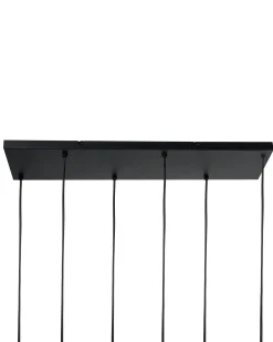 Lampadario a 6 luci KITARE Vetro Beige