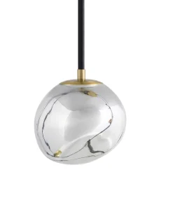 Lampadario a 3 luci TSHUAPA Vetro Multicolore