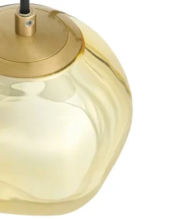 Lampadario a 3 luci TSHUAPA Vetro Multicolore