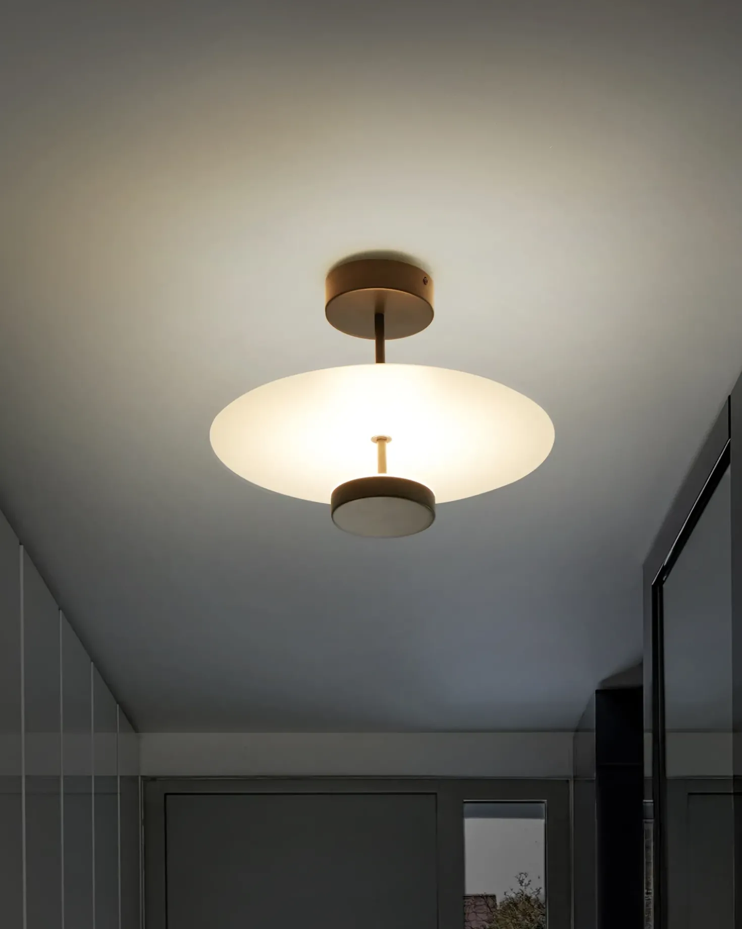 Lampadario a LED AFRAM Metallo Nero