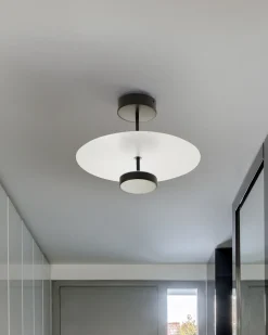 Lampadario a LED AFRAM Metallo Nero