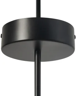 Lampadario a LED AFRAM Metallo Nero