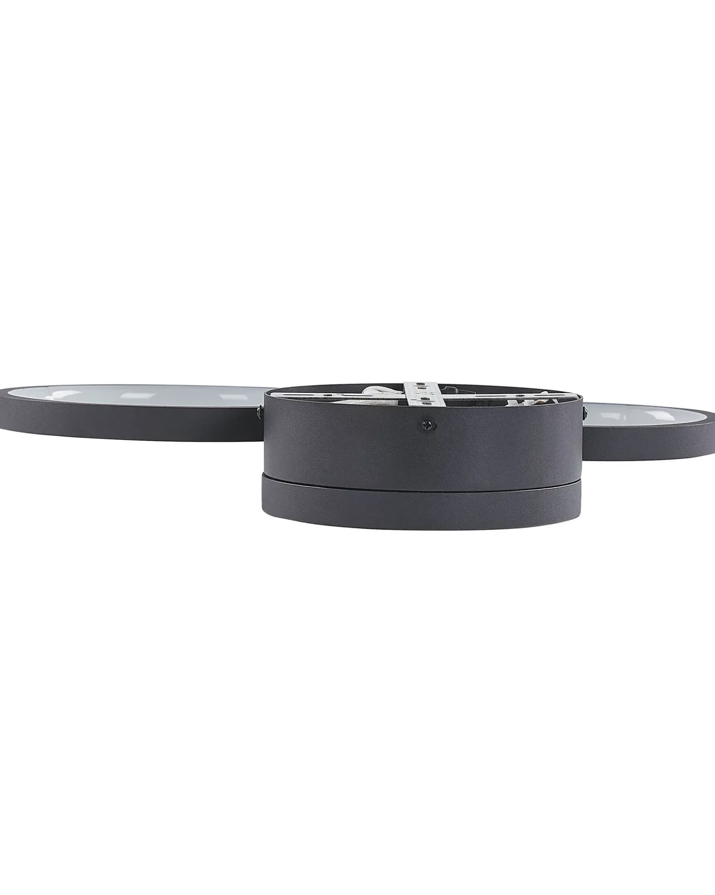 Lampadario a LED AGNAT Metallo Nero