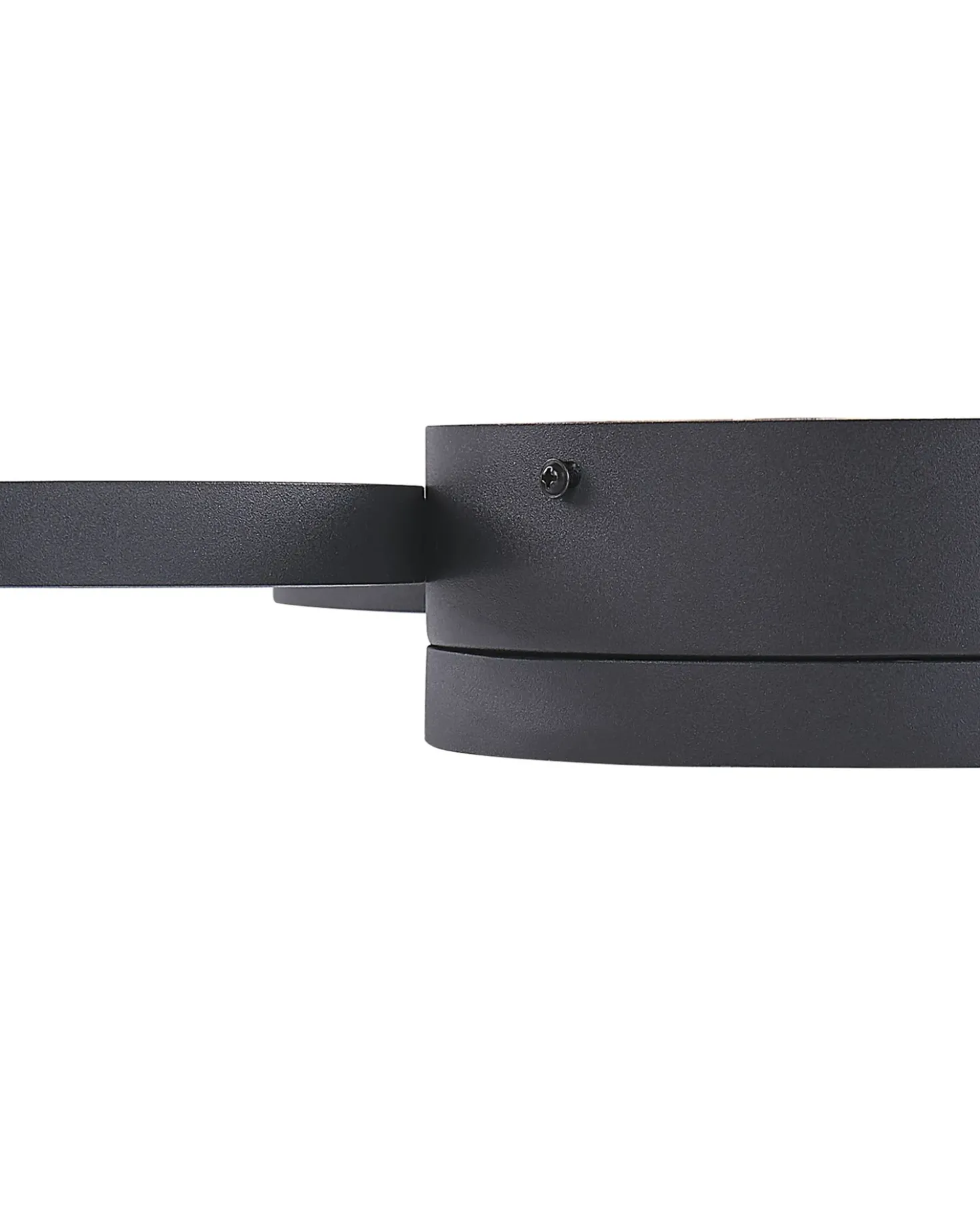 Lampadario a LED AGNAT Metallo Nero