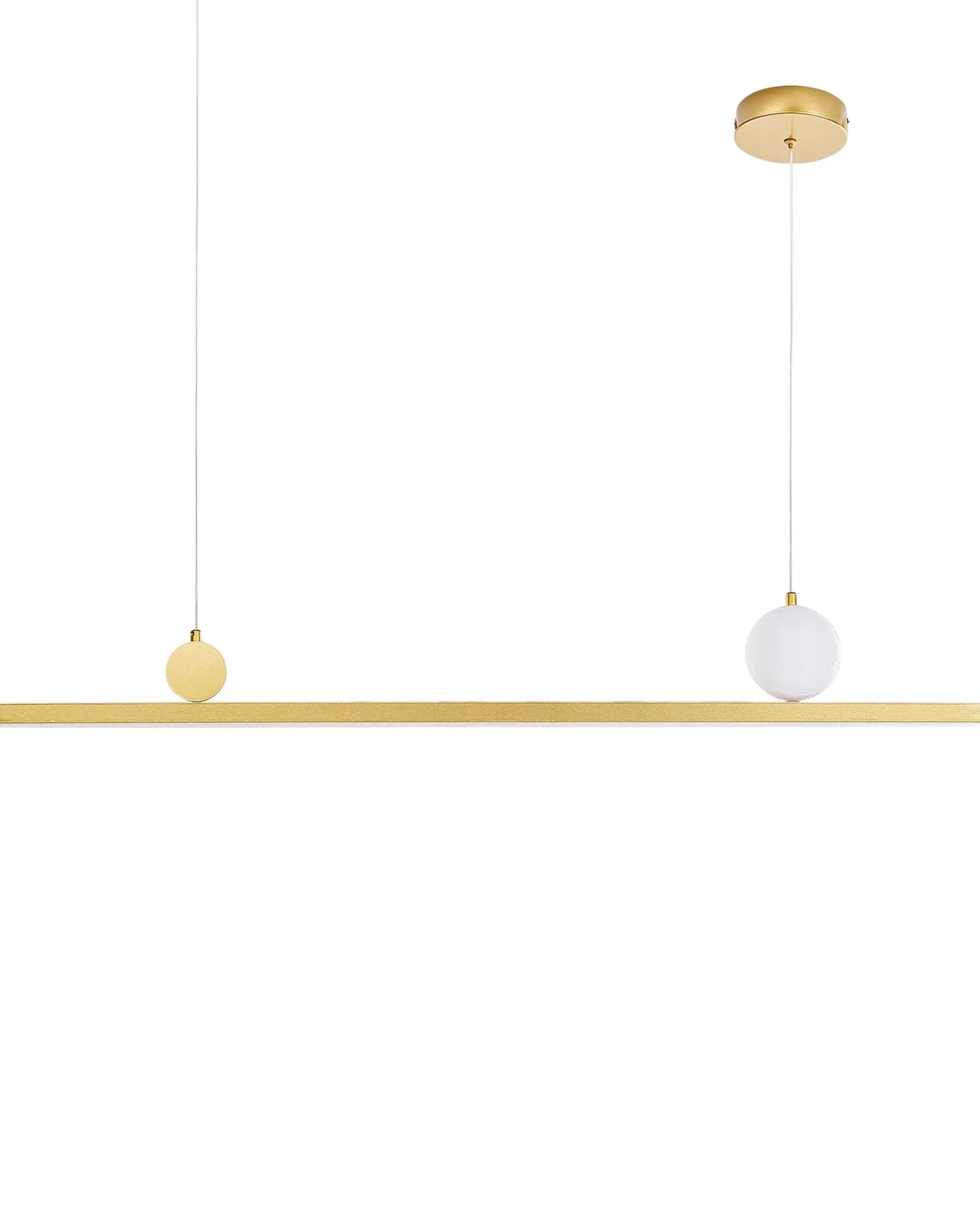Lampadario a LED ALWAND Metallo Oro