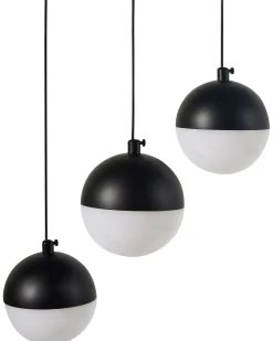 Lampadario a LED ANKOBRA Metallo Nero
