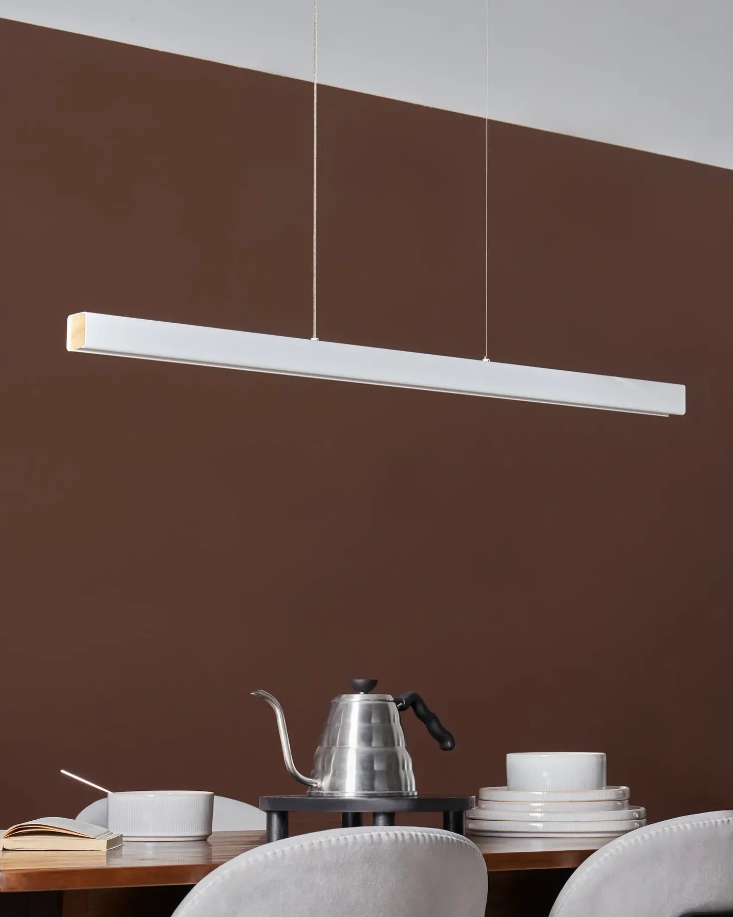 Lampadario a LED ARENAS con telecomando Bianco
