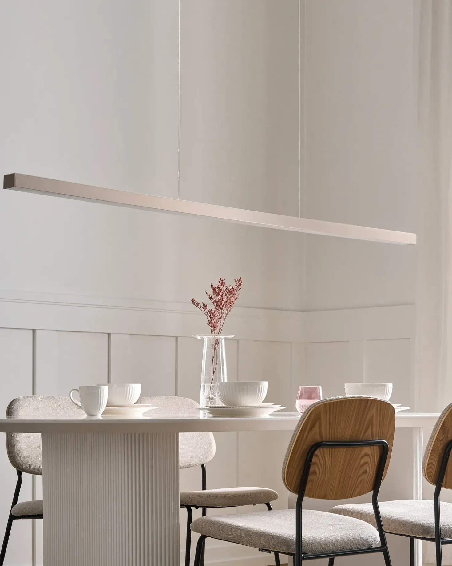 Lampadario a LED BADDANA Metallo Rame