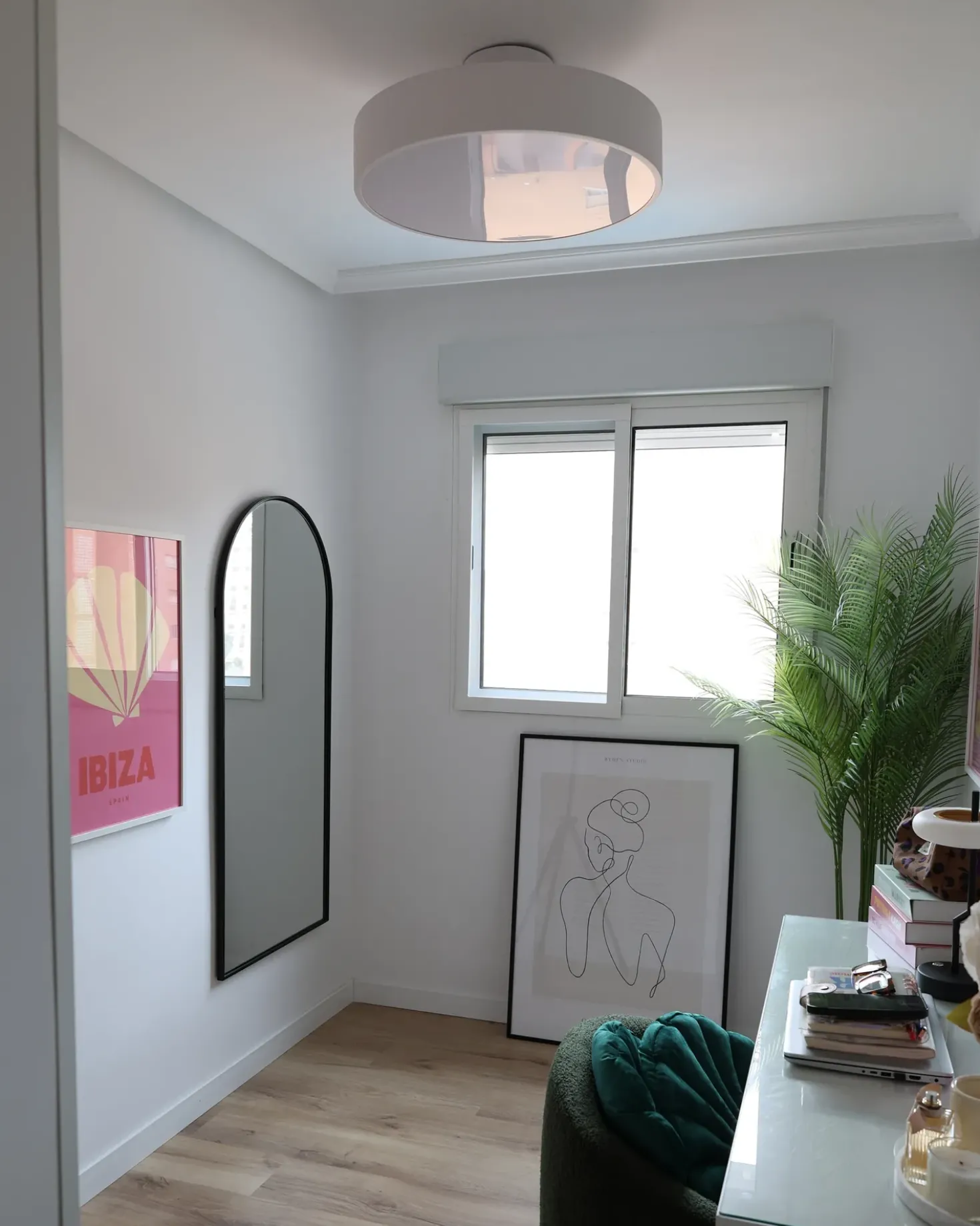 Lampadario a LED BALILI Metallo Bianco