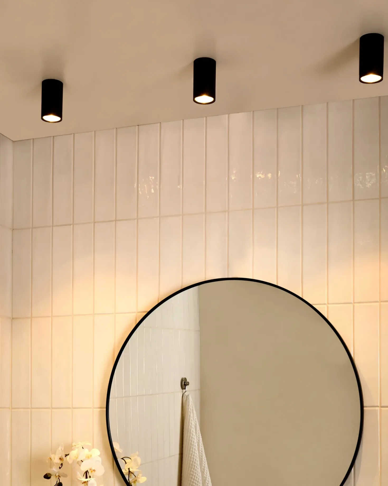 Lampadario a LED BARCALA Metallo Nero