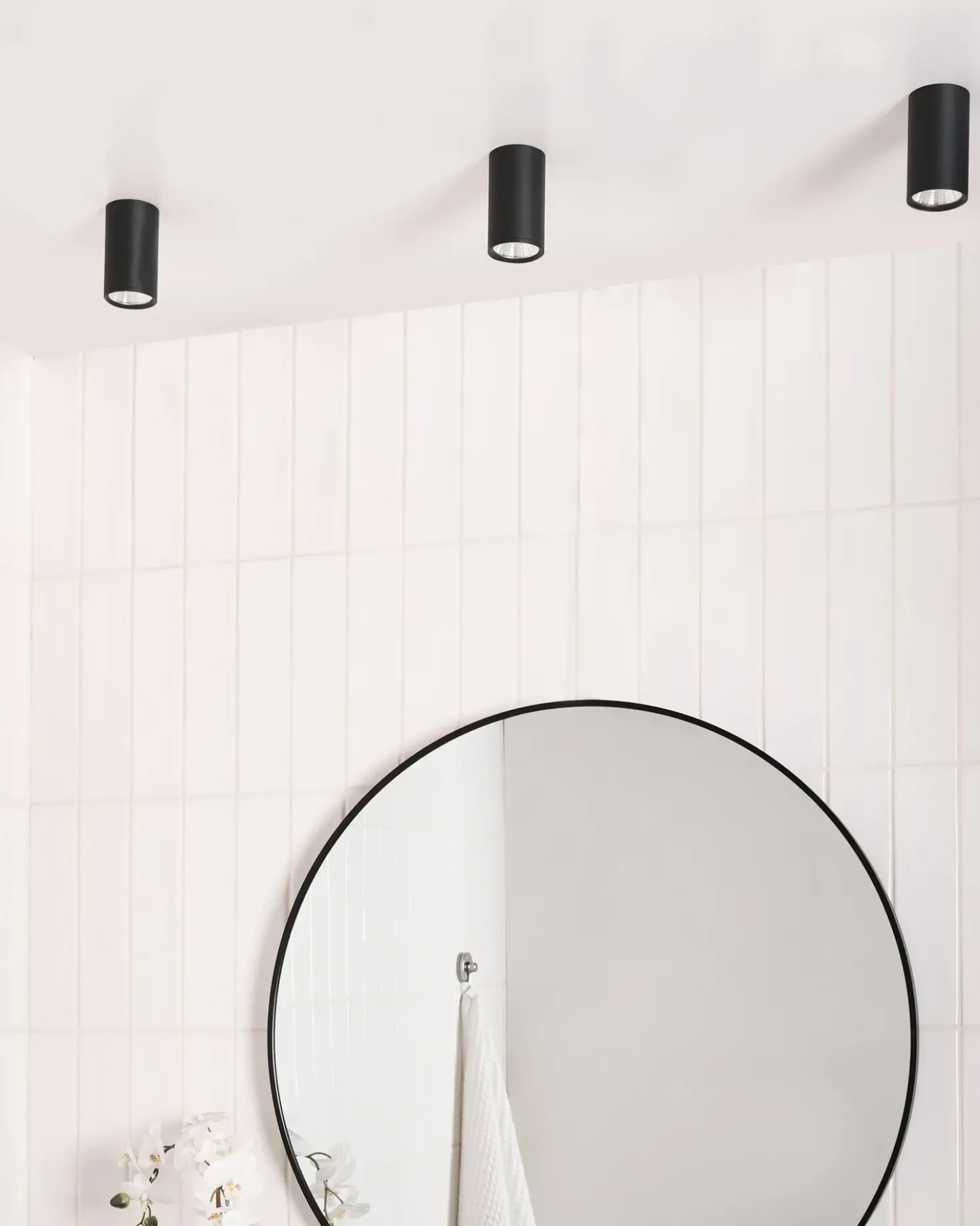 Lampadario a LED BARCALA Metallo Nero