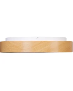 Lampadario a LED BRAGOTO con telecomando con dimmer Metallo Marrone chiaro