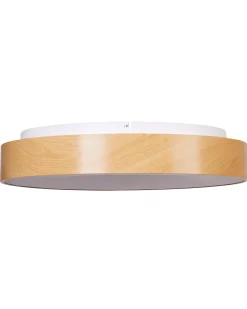 Lampadario a LED BRAGOTO con telecomando con dimmer Metallo Marrone chiaro