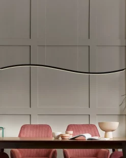Lampadario a LED CALAO Metallo Nero