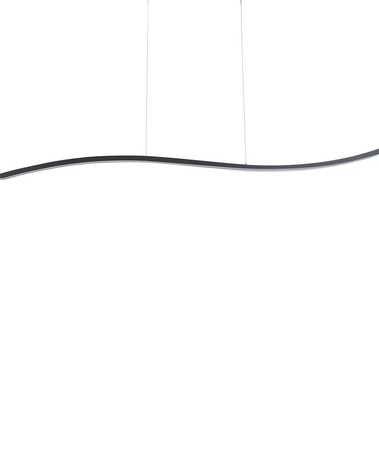 Lampadario a LED CALAO Metallo Nero