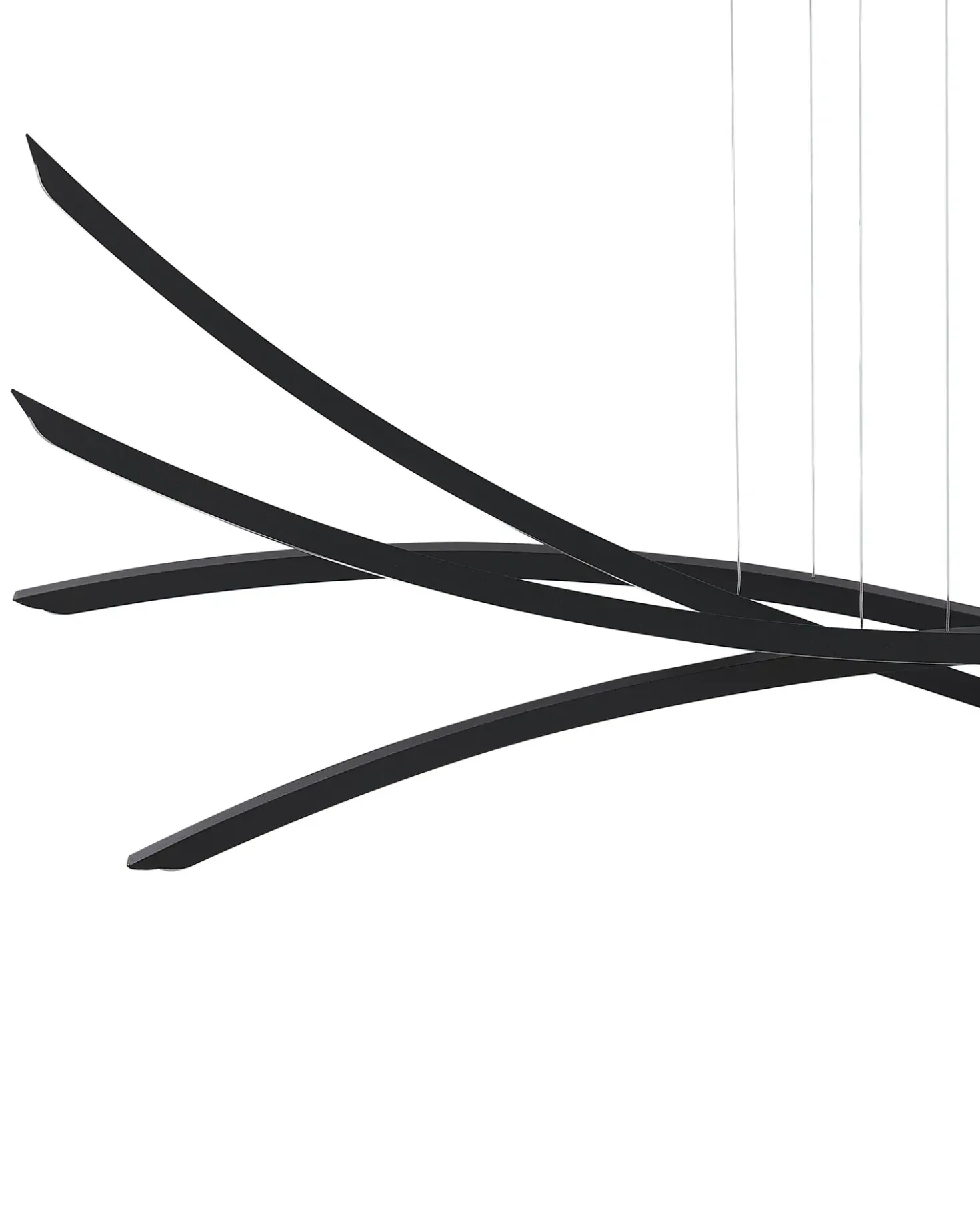 Lampadario a LED CALAO Metallo Nero