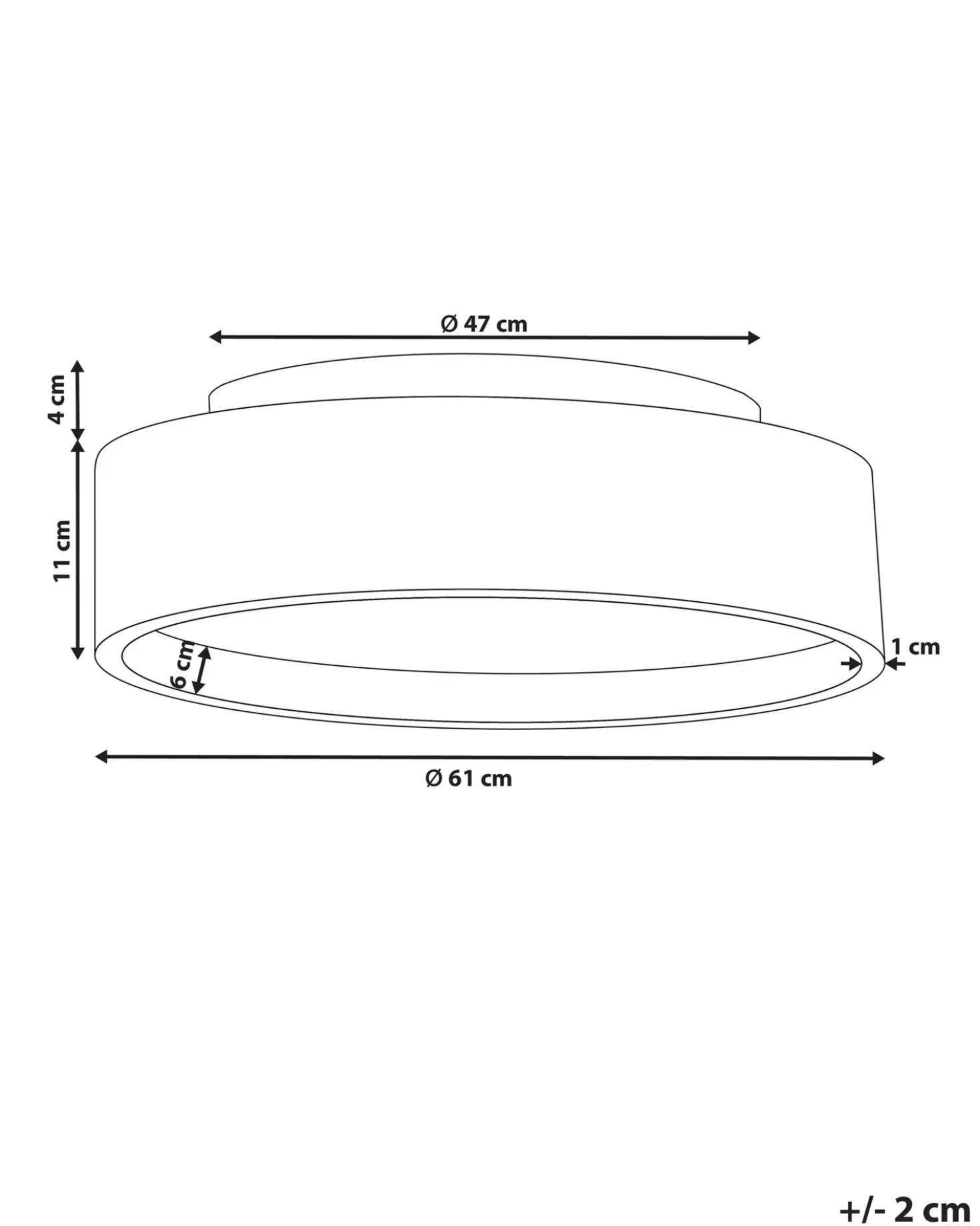 Lampadario a LED DAWEI Metallo Marrone chiaro