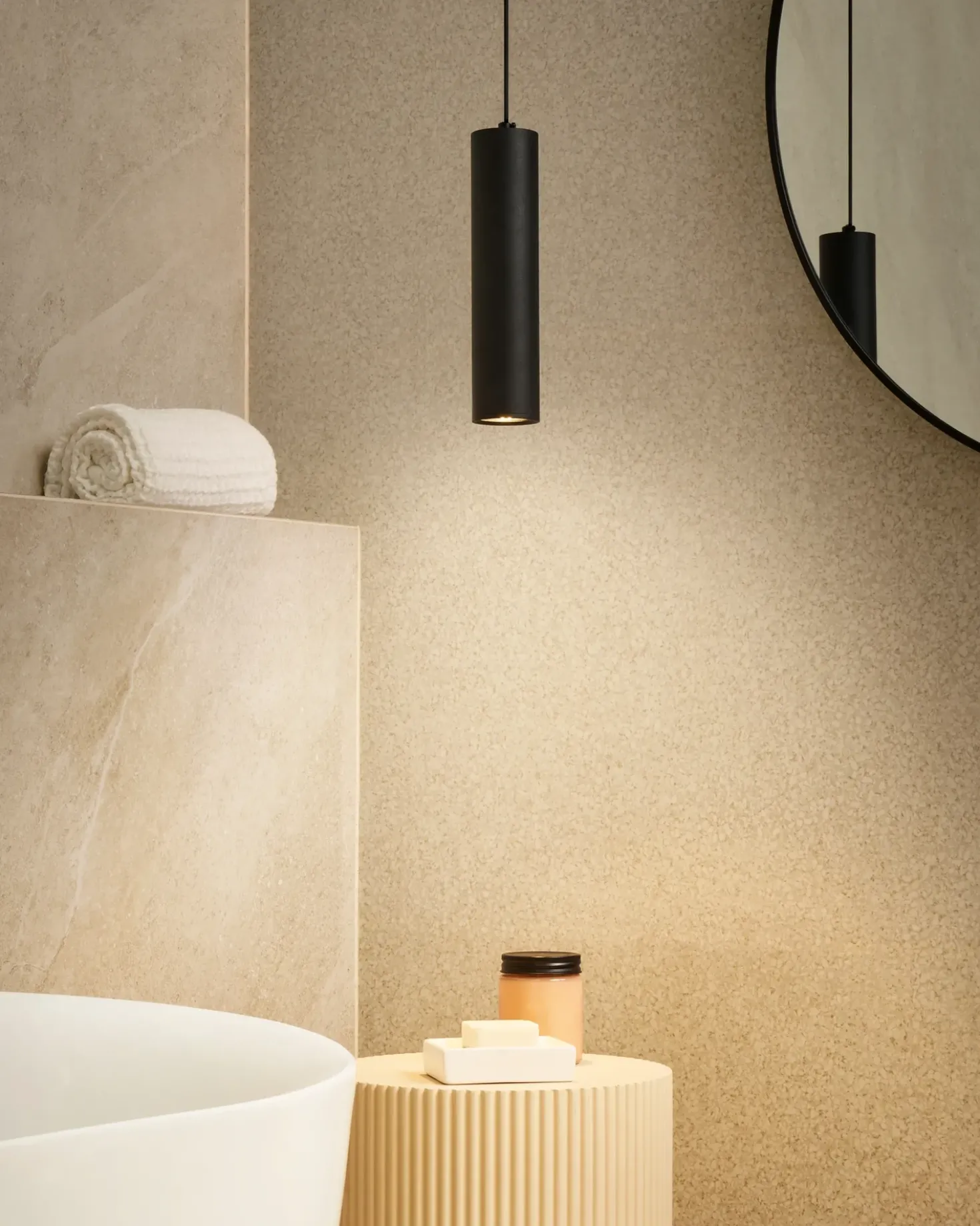 Lampadario a LED DEVESA Metallo Nero