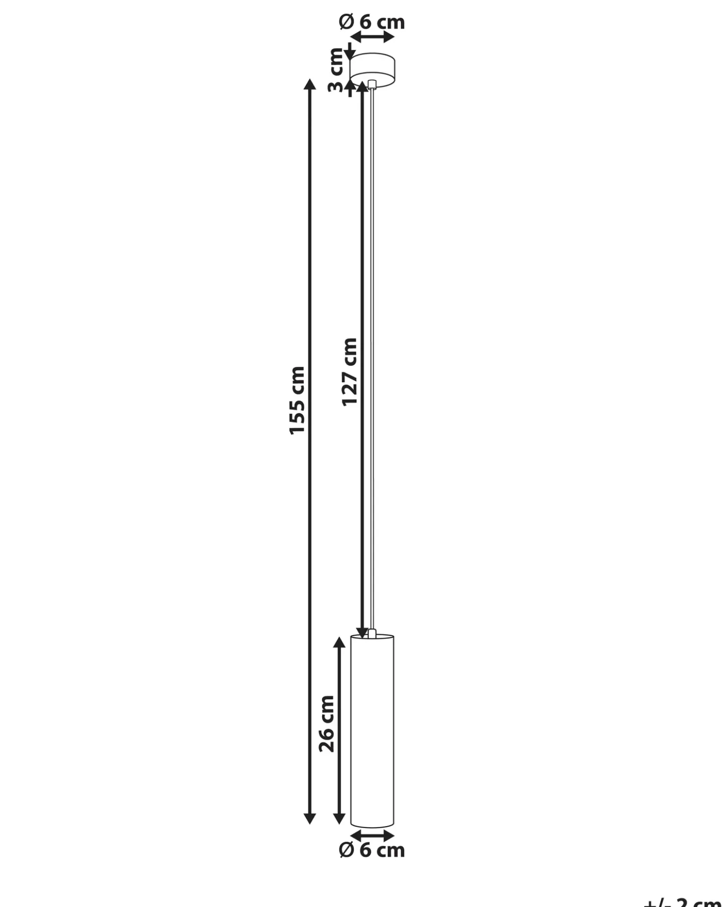 Lampadario a LED DEVESA Metallo Nero