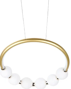 Lampadario a LED FANE Metallo Oro