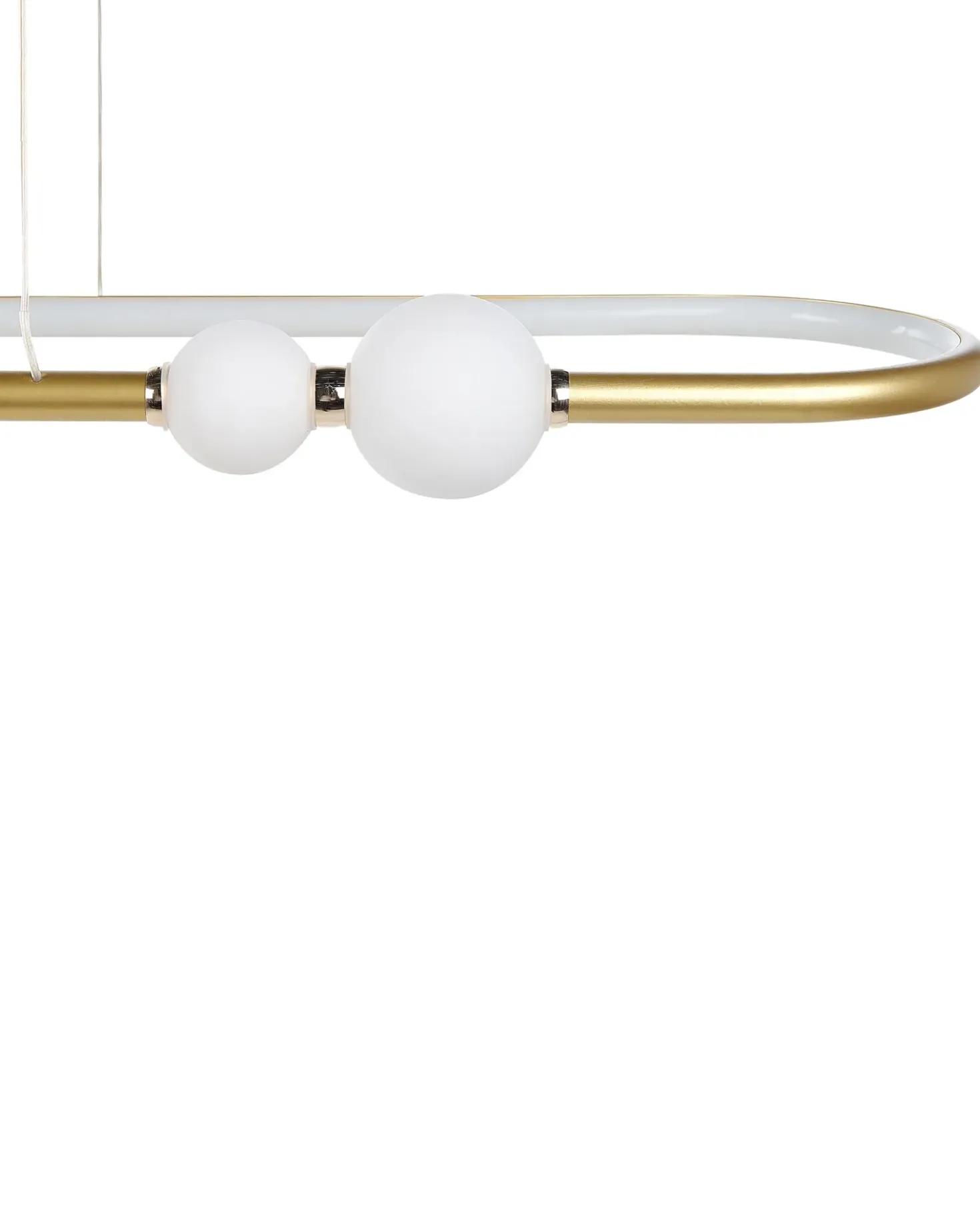 Lampadario a LED FEALE Metallo Oro
