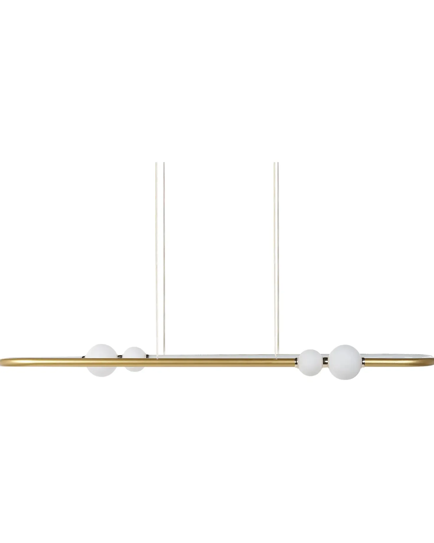 Lampadario a LED FEALE Metallo Oro