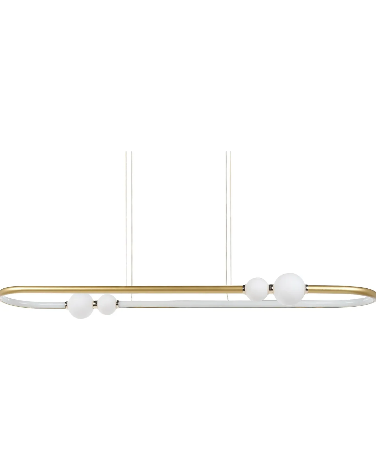 Lampadario a LED FEALE Metallo Oro