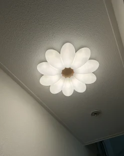 Lampadario a LED Fiore TINAU Bianco