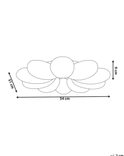 Lampadario a LED Fiore TINAU Bianco