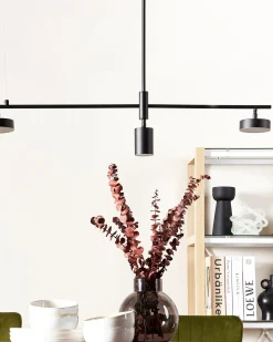 Lampadario a LED FOYLE Metallo Nero