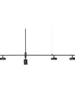 Lampadario a LED FOYLE Metallo Nero