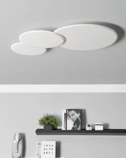 Lampadario a LED GABRIK con dimmer Metallo Bianco