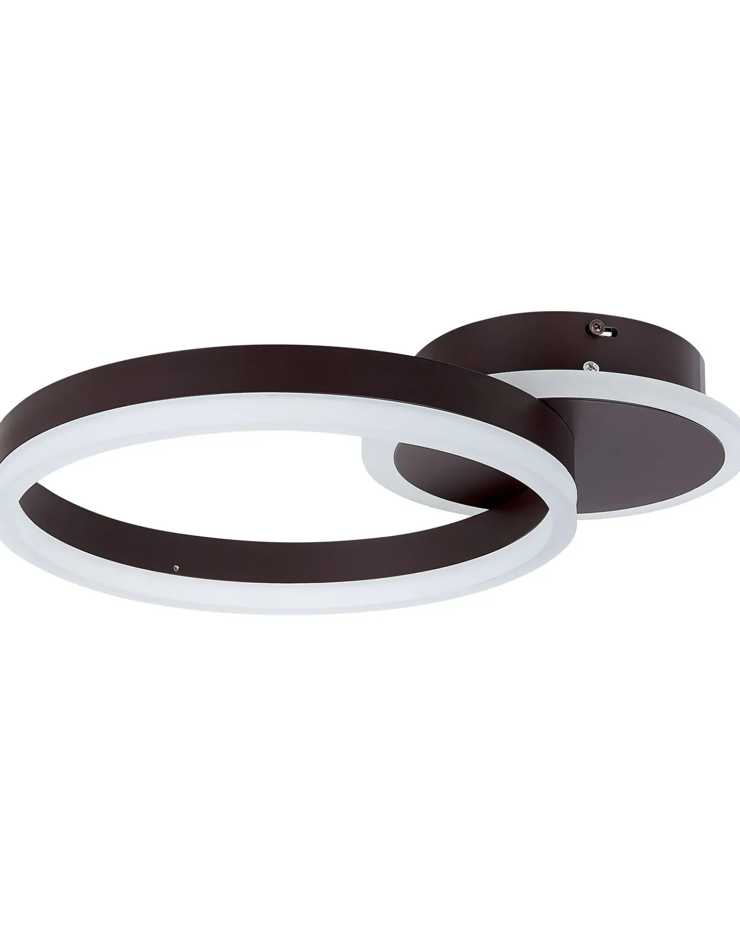 Lampadario a LED GLYDE Metallo Marrone scuro