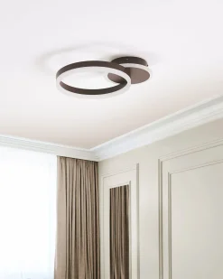 Lampadario a LED GLYDE Metallo Marrone scuro