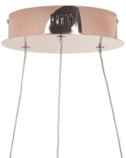 Lampadario a LED JORDAN Metallo Oro rosa